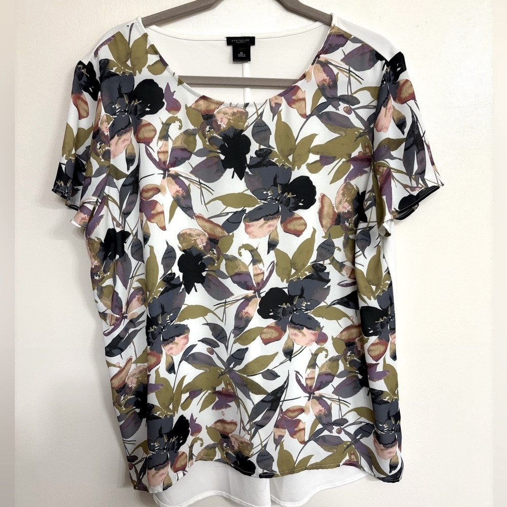 Ann Taylor Factory Floral Blouse